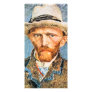Self-portrait with a gray felt hat by van Gogh Photo Greeting Card