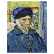 Self-Portrait With Bandaged Ear By Vincent Van Custom Flyer