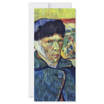Self-Portrait With Bandaged Ear By Vincent Van Personalized Rack Card