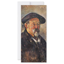 Self-Portrait With Beret By Paul Cézanne Rack Card