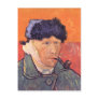Self-Portrait with cut ear by Vincent van Gogh Post Card