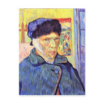 Self-Portrait with cut ear by Vincent van Gogh Post Card