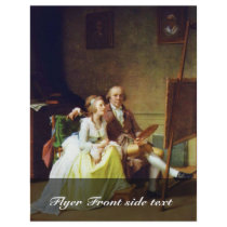 Self-Portrait With His Wife By Juel Jens (Best Qua Flyer Design