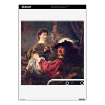 Self-Portrait with Saskia by Rembrandt Skin For The PS3 Slim