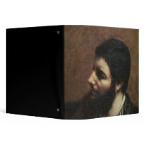 Self Portrait with Striped Collar Vinyl Binder