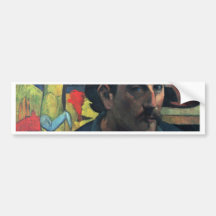 Self-Portrait With Yellow Christ By Gauguin Paul Bumper Sticker
