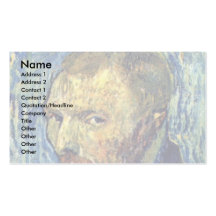 Self-Portrait'Ã I'Oreille Mutile ' By Vincent Van Business Card