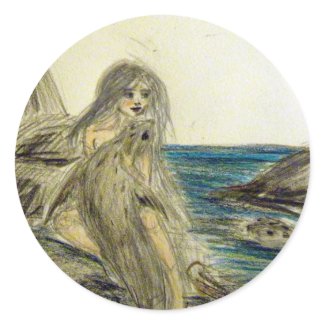 Selkie Grey Sticker sticker