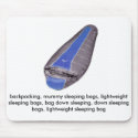 sell backpacking, mummy sleeping bags mousepads