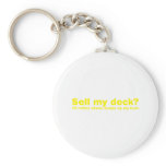 Sell My Deck? Turntable DJ Disc Jockey Music Key Chains