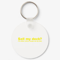 Sell My Deck? Turntable DJ Disc Jockey Music keychains