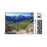Sella pass from Sassolungo mount Postage