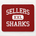 Sellers - Sharks - Middle School - Garland Texas mousepads