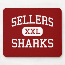 Sellers - Sharks - Middle School - Garland Texas mousepads