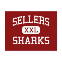 Sellers - Sharks - Middle School - Garland Texas postcards by customteamsportswear Sellers - Sharks - Middle School - Garland Texas postcards