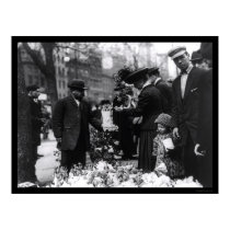 Selling Flowers on Easter in New York City 1912 posters by lc_vintagephotos Selling Flowers on Easter in New York City 1912 posters