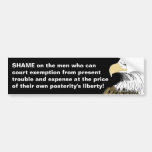 Selling Posterity's Liberty Bumper Stickers