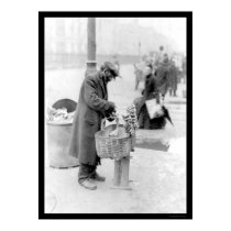 Selling Pretzels in NYC 1917 posters by lc_vintagephotos Selling Pretzels in NYC 1917 posters