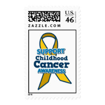 Sello de la conciencia del cáncer de la niñez