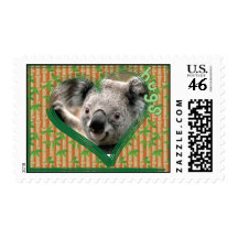 Sello de los abrazos de oso de koala