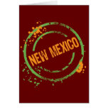 SELLO DE NEW MÉXICO TARJETON