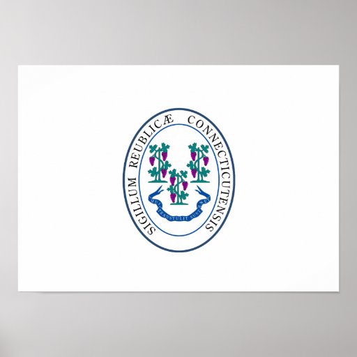 Sello del estado de Connecticut Posters