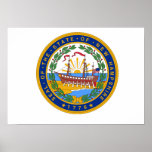 Sello del estado de New Hampshire Posters