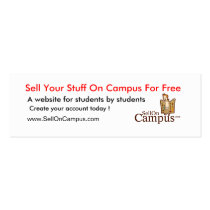 SellOnCampus  Banner business cards
