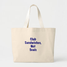 Sellos de los bocadillos de club no bolsas
