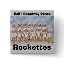 Sell's Broadway Dance Rockettes buttons