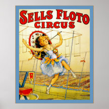 Sells Floto Circus ~ Vintage Circus Print