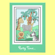 Selva 2 del bebé invitaciones