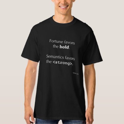Semantic HTML T-Shirt