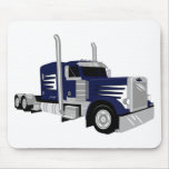 Semi Truck Dark Blue