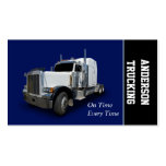 Semi Truck Delivery Business Cards