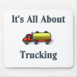 Semi Truck Driver Mousepad