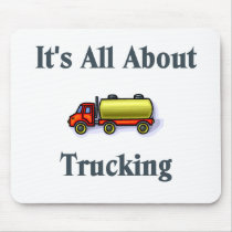 Semi Truck Driver Mousepad