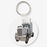 semi truck keychain