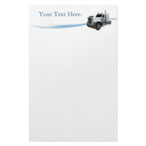 Semi Truck Stationery Design