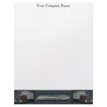 Semi Trucks on Steel Colored Customized Letterhead