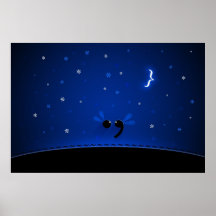 Semicolon Poster
