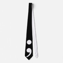 Semicolon Custom Ties