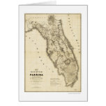 Seminole War Florida Map 1839 Card