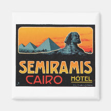 Semiramis Hotel Cairo Fridge Magnet