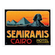 Semiramis Hotel Cairo Post Card
