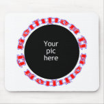 Semper Fi Ambigram with picture Mousepad