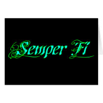Semper Fi Greeting Card