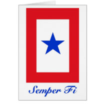 Semper Fi - Family Flag Card