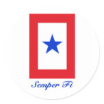 Semper Fi - Family Flag Stickers