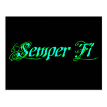 Semper Fi Post Cards